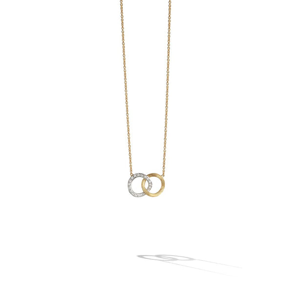 Jaipur Diamond 2 Circle Link Pendant - 1